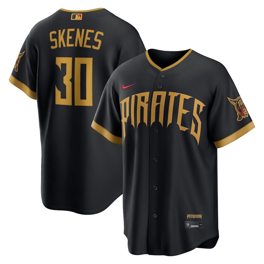 #10 Paul Skenes Pittsburgh Pirates 2026 City Connect Jersey MLB Shop Pirates Merch Best Gifts