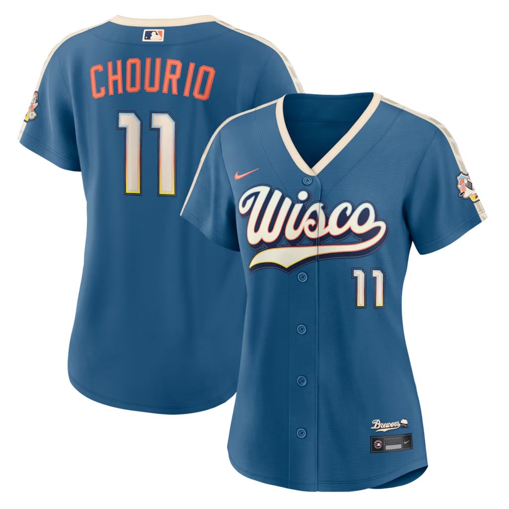 #11 Jackson Chourio Milwaukee Brewers 2026 City Connect Jersey MLB Shop Brewers Merch Gifts