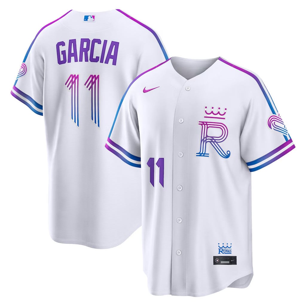 #11 Maikel Garcia Kansas City Royals 2026 City Connect Jersey MLB Shop KC Royals Merch