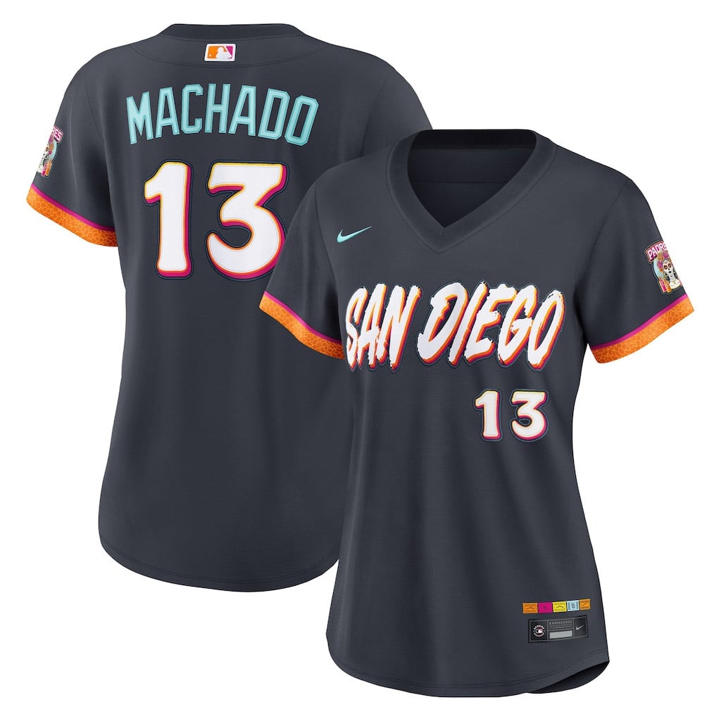 #13 Manny Machado San Diego Padres 2026 City Connect Jersey MLB Shop Padres Merch Women Gifts