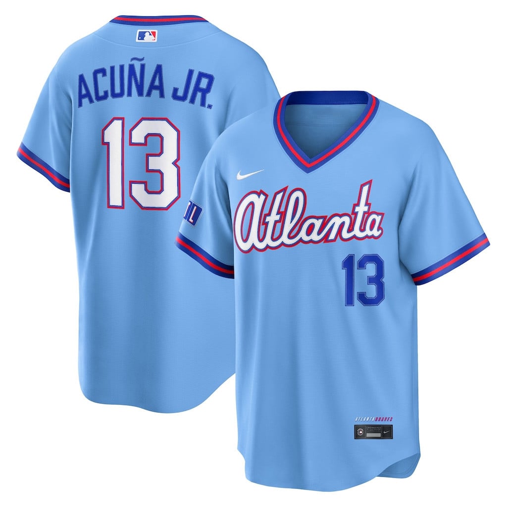 #13 Ronald Acuna Jr Atlanta Braves 2026 City Connect Jersey MLB Shop Braves Merch Best Gifts