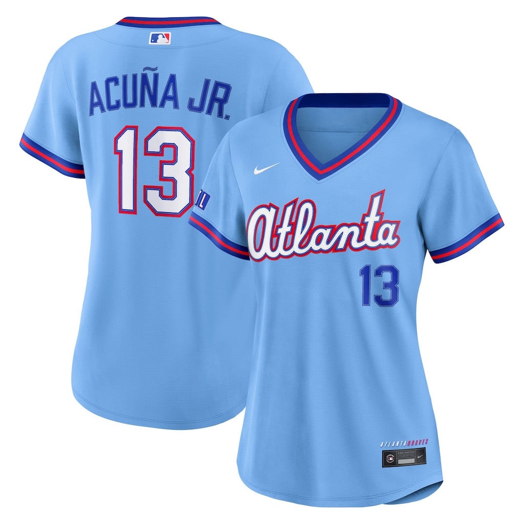#13 Ronald Acuna Jr Atlanta Braves 2026 City Connect Jersey MLB Shop Braves Merch Women's