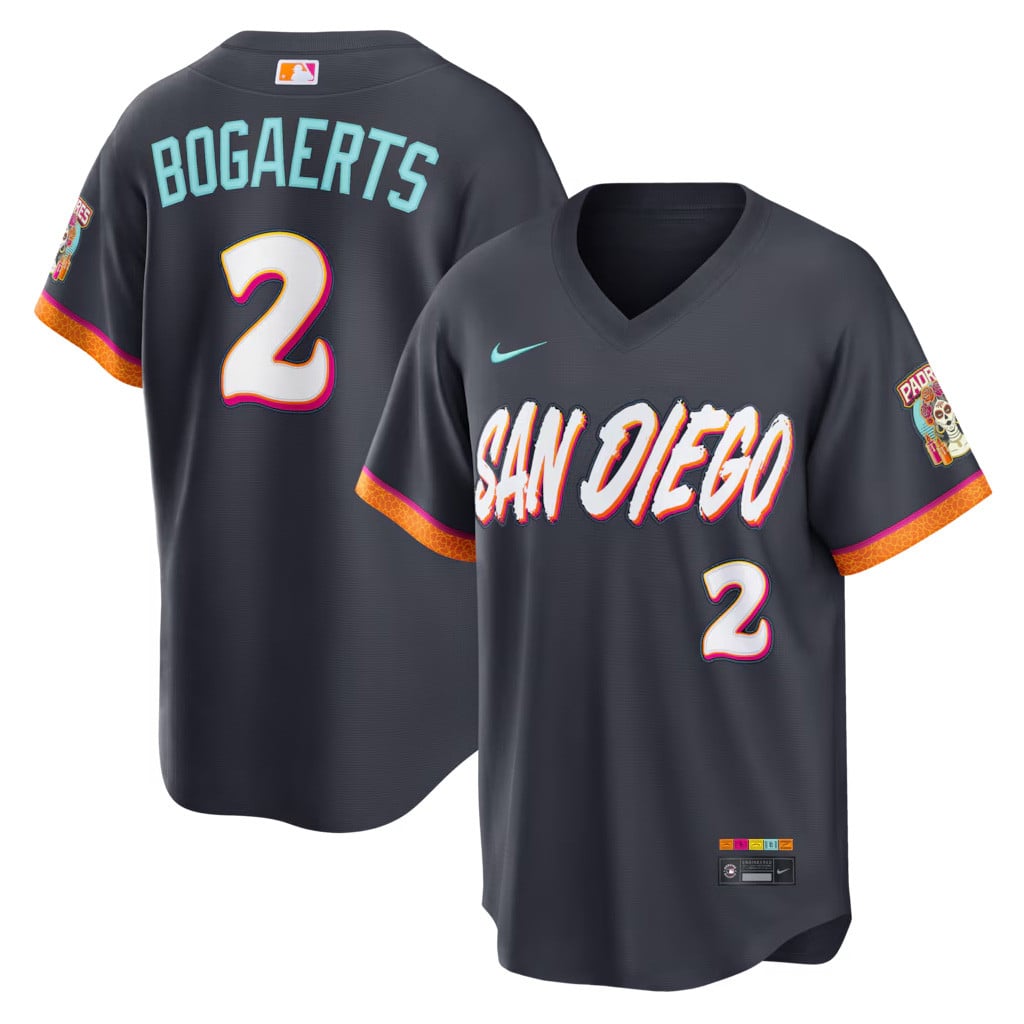 #2 Xander Bogaerts San Diego Padres 2026 City Connect Jersey MLB Shop San Diego Baseball Merch