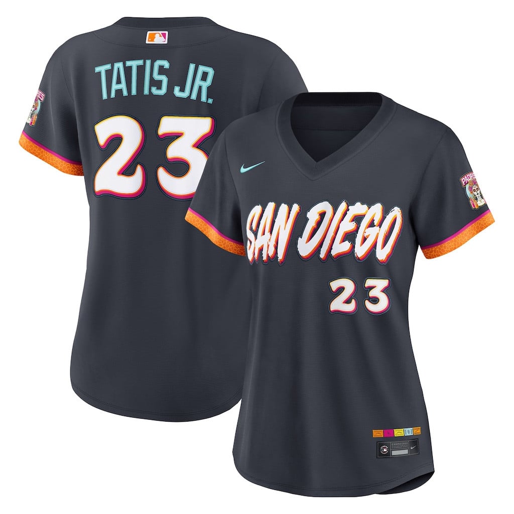 #23 Fernando Tatis Jr San Diego Padres 2026 City Connect Jersey MLB Shop Padres Merch Women's