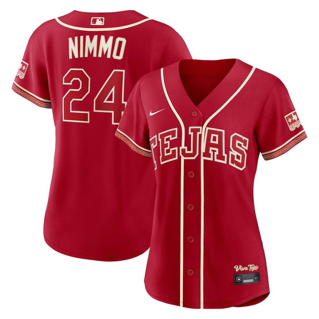 #24 Brandon Nimmo Texas Rangers 2026 City Connect Jersey MLB Shop Rangers Merch Gifts For Women