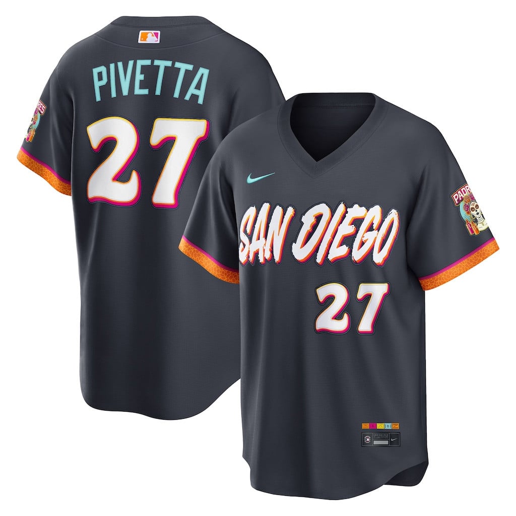 #27 Nick Pivetta San Diego Padres 2026 City Connect Jersey MLB Shop Padres Merch Gift For Fans
