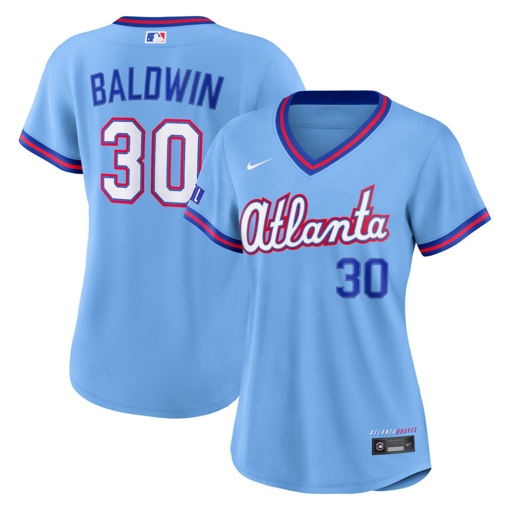 #30 Drake Baldwin Atlanta Braves 2026 City Connect Jersey MLB Shop Braves Merch Fan Gifts