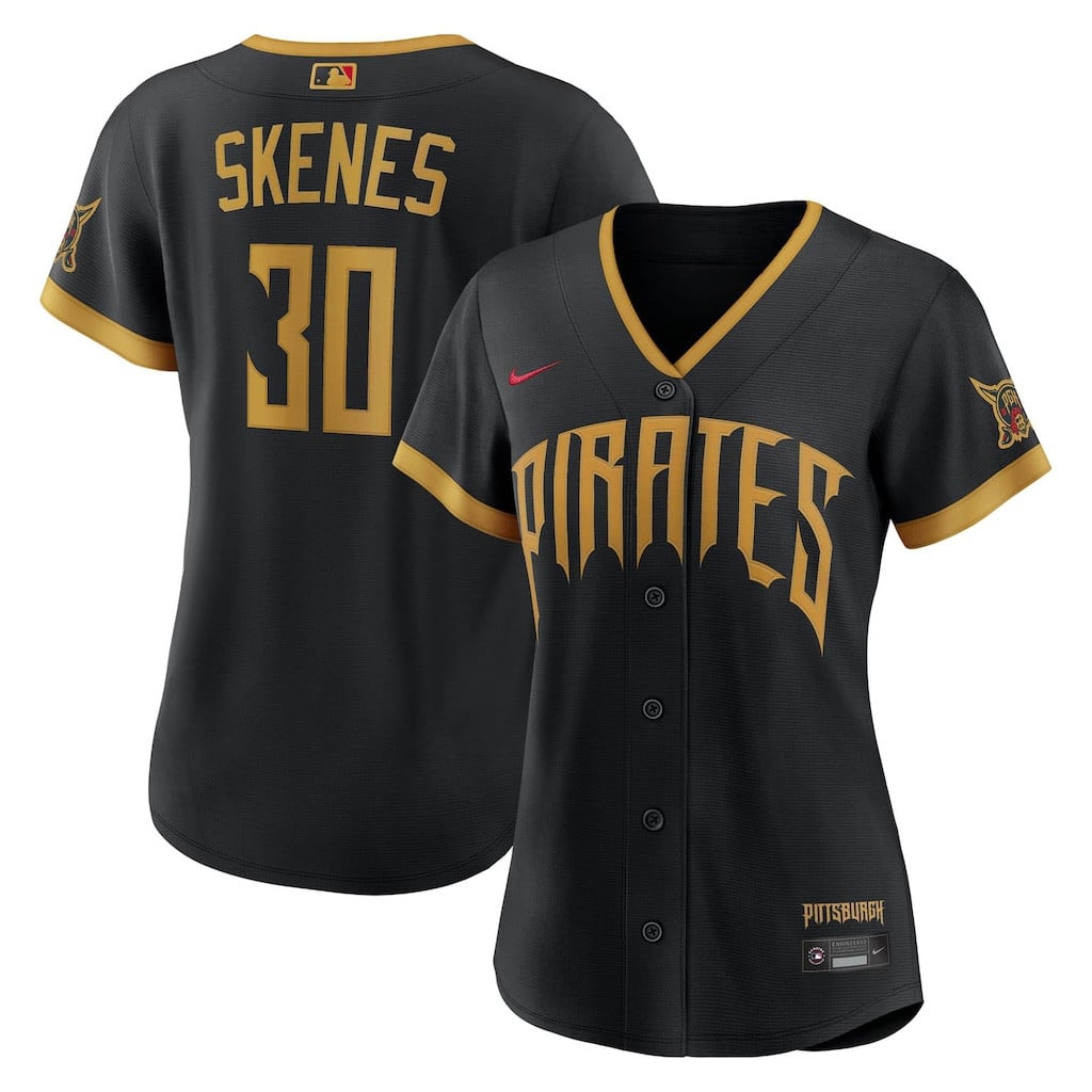 #30 Paul Skenes Pittsburgh Pirates 2026 City Connect Jersey MLB Shop Pirates Merch Women's