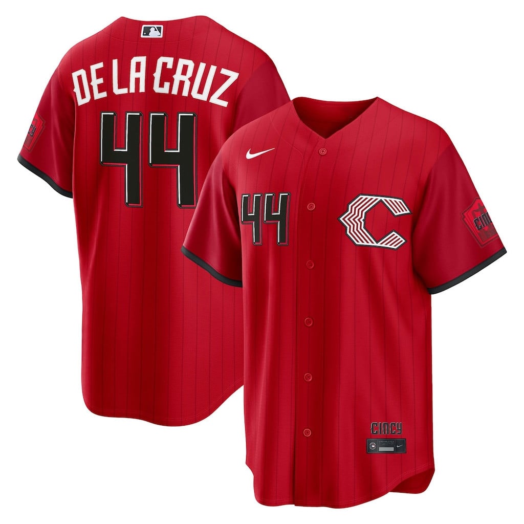#44 Elly De La Cruz Cincinnati Reds 2026 City Connect Jersey MLB Shop Cincinnati Reds Merch