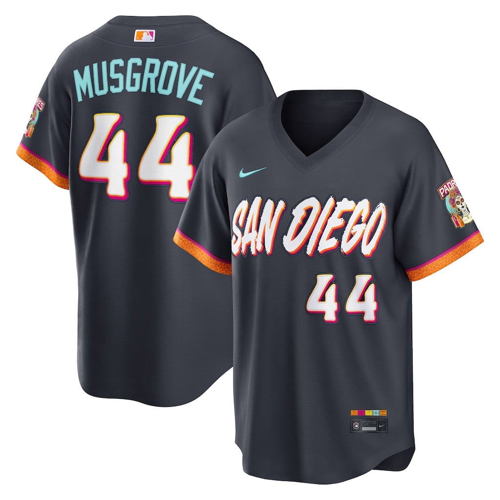 #44 Joe Musgrove Jr San Diego Padres 2026 City Connect Jersey MLB Shop Padres Merch Fan Gifts