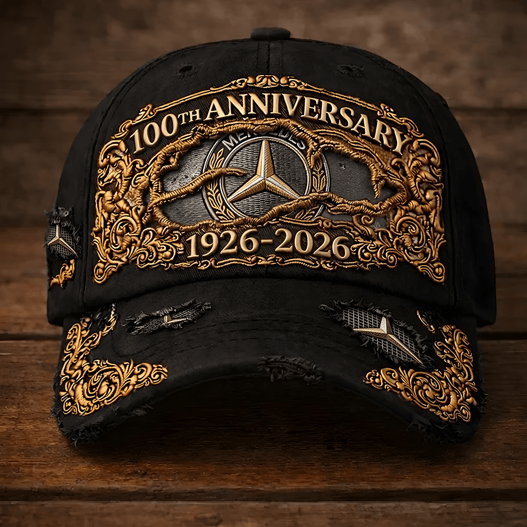 100th Anniversary 1926 2026 Baseball Hat Mercedes Cap Gift For Dad Mercedes Fan