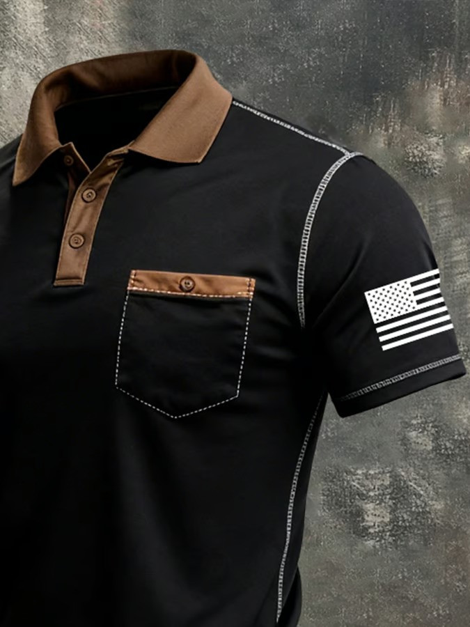 1776 2026 250th Anniversary American Patriotic Pocket Polo Shirt Fan Gear Best Gift For Families