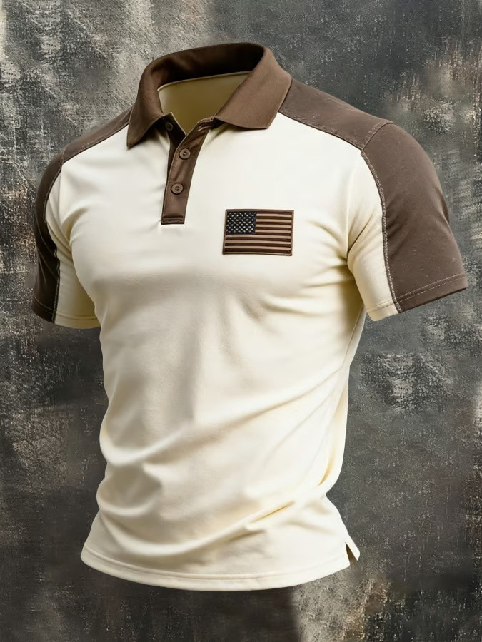 1776 2026 250th Anniversary Patriotic Two Tone Polo Shirt Fan Gear Independence Best Gift For Family