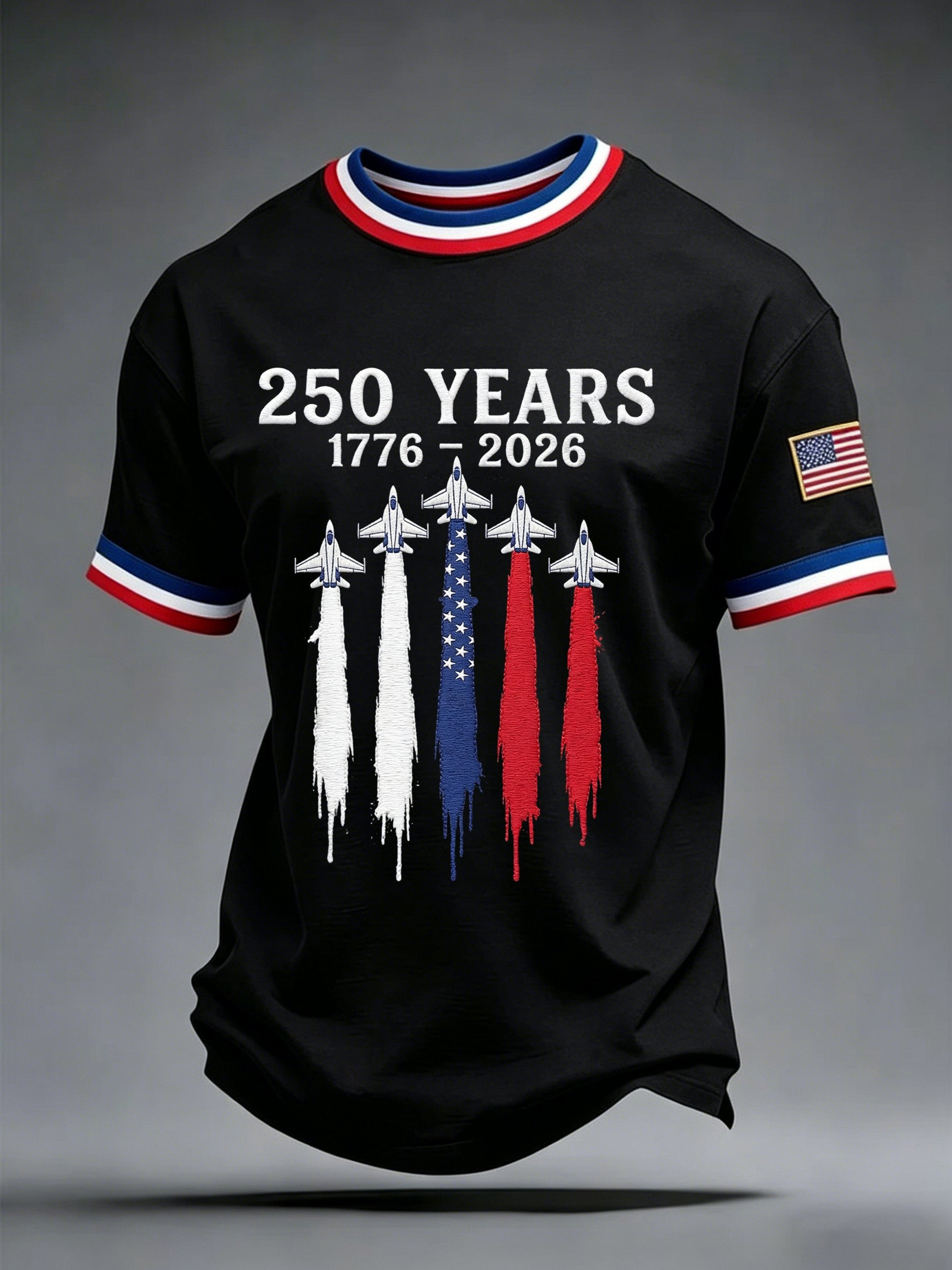 1776 2026 250th Anniversary T-Shirt USA Drip Clothing Patriotic Fan Gear