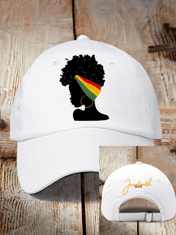 1865 Negro Juneteenth Baseball Cap African American Pride Hat Gift For Her Him