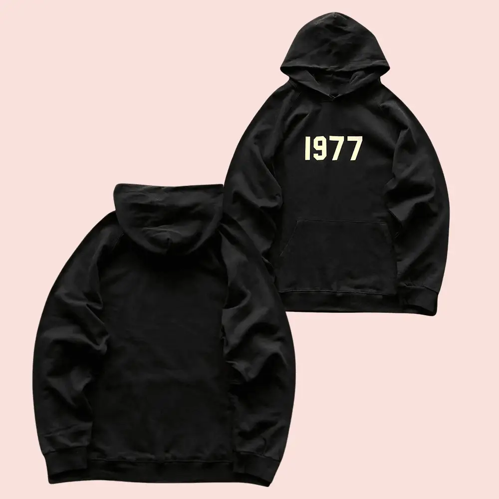 1977 Essentials Hoodie Essentials Fear of God Hoodie 1977 Hoodie Clothing Gifts Black
