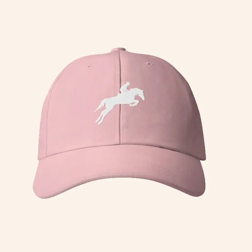 1St Merch Showjumping Graphic Embroidered Pink Hat Gifts For Girlfriend - WearandDecor