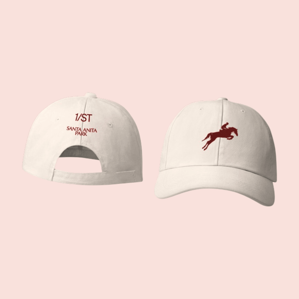 1St Store Merch Showjumping Graphic Hat Santa Anita Park Cap Best Gifts