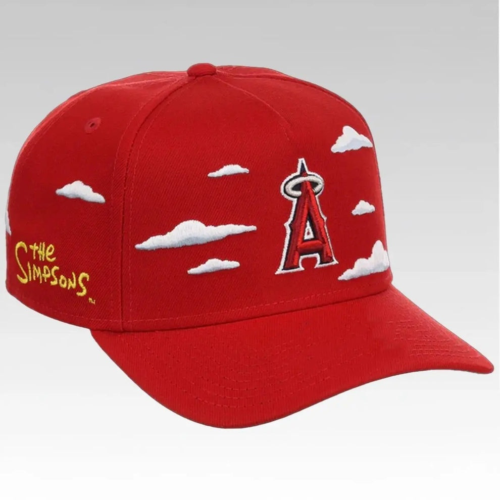 2026 Anaheim Angels The Simpsons Clouds Hat Merch Ball Cap Gift For Fans