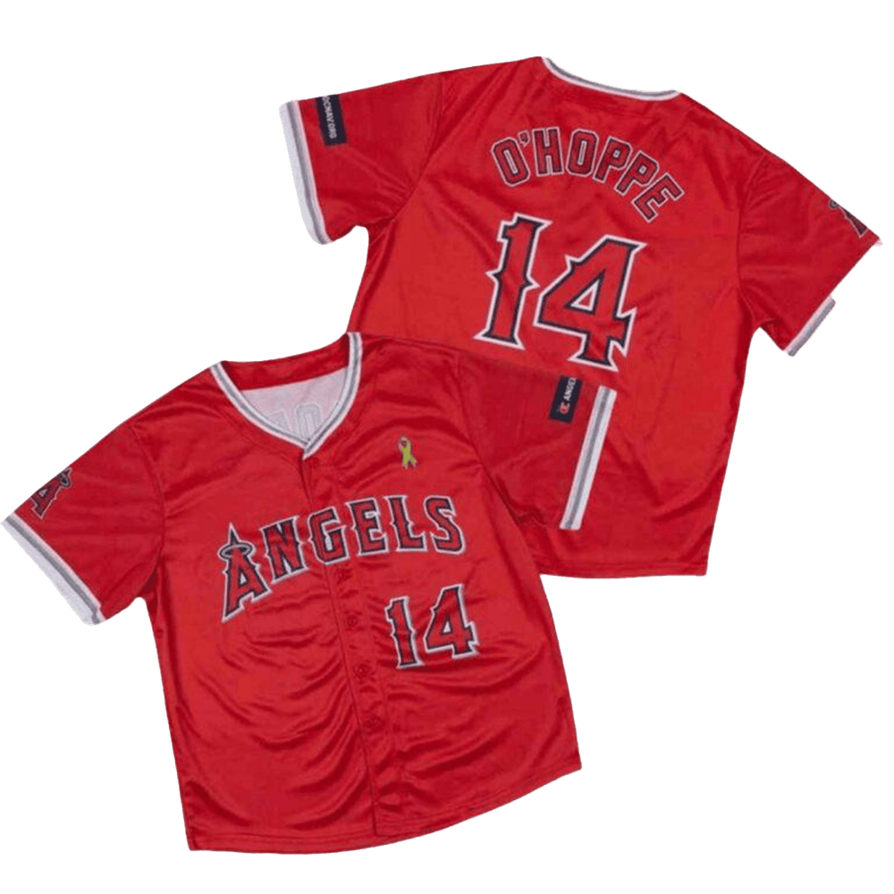 2026 Angels Logan O'Hoppe Youth Jersey Angels Merch Best Gifts For Dad