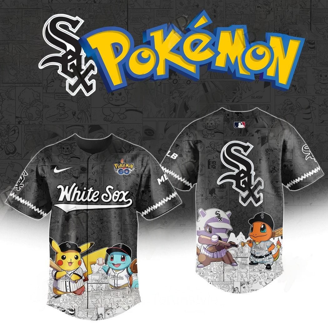2026 Chicago White Sox Pokemon Go Special Edition Baseball Jersey Baseball Father's Day Gifts