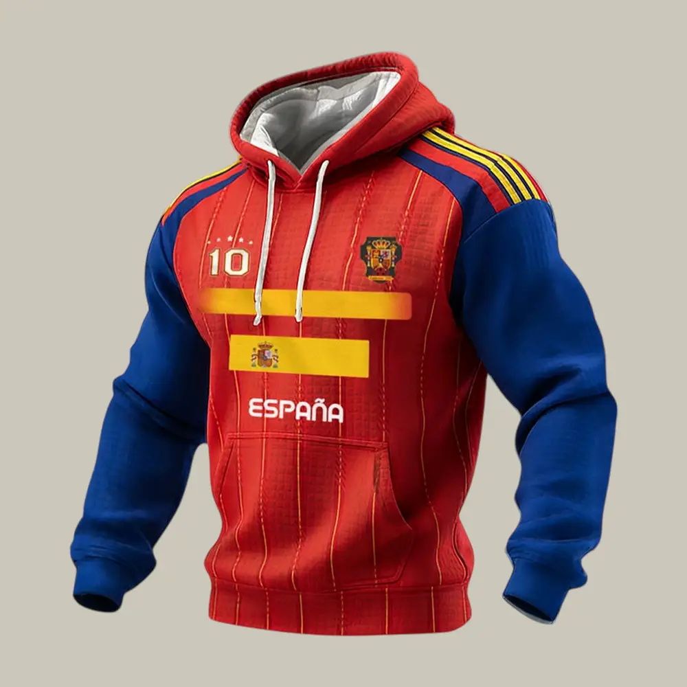 2026 FIFA World Cup Spain Hoodie Game Day Soccer Apparel Fan Gift For Father's Day