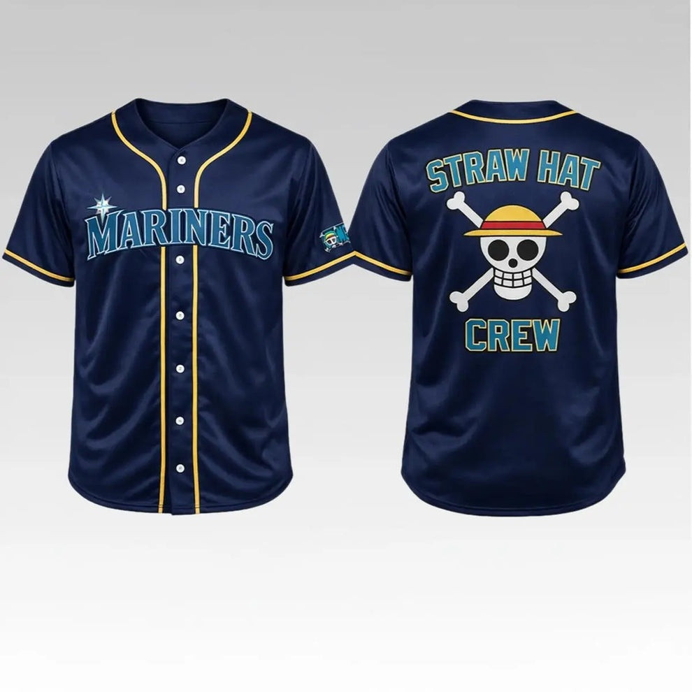 2026 Mariners Straw Hat Crew One Piece Jersey Skull and Crossbones Clothing Gift For Women