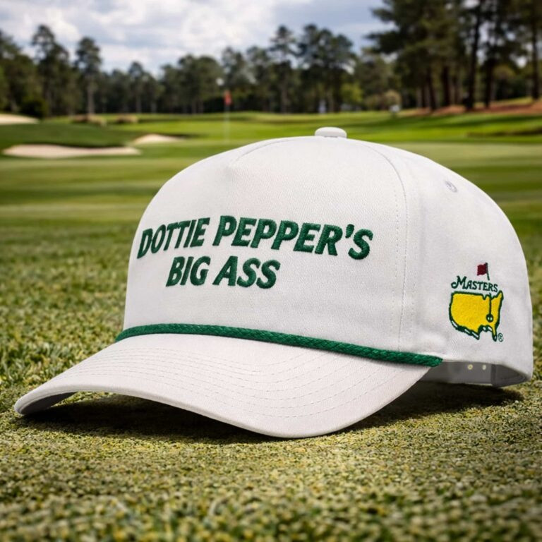 2026 Masters Dottie Pepper’s Big Ass Rope Baseball Cap Golf Masters 2026 Outfits Gift For Dad