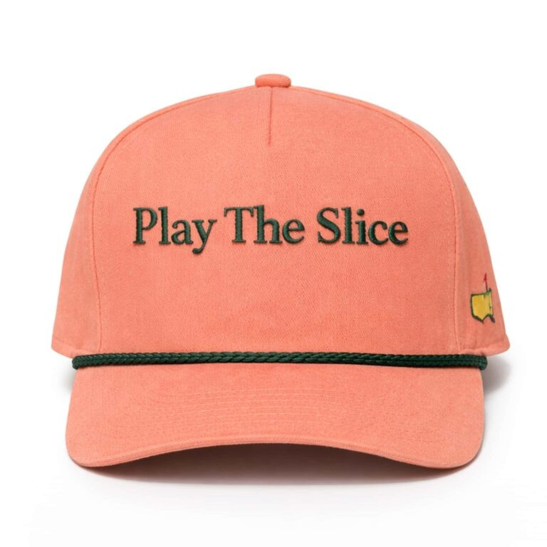 2026 Masters Play The Slice Rope Baseball Cap The Master Merch Gift For Golfer
