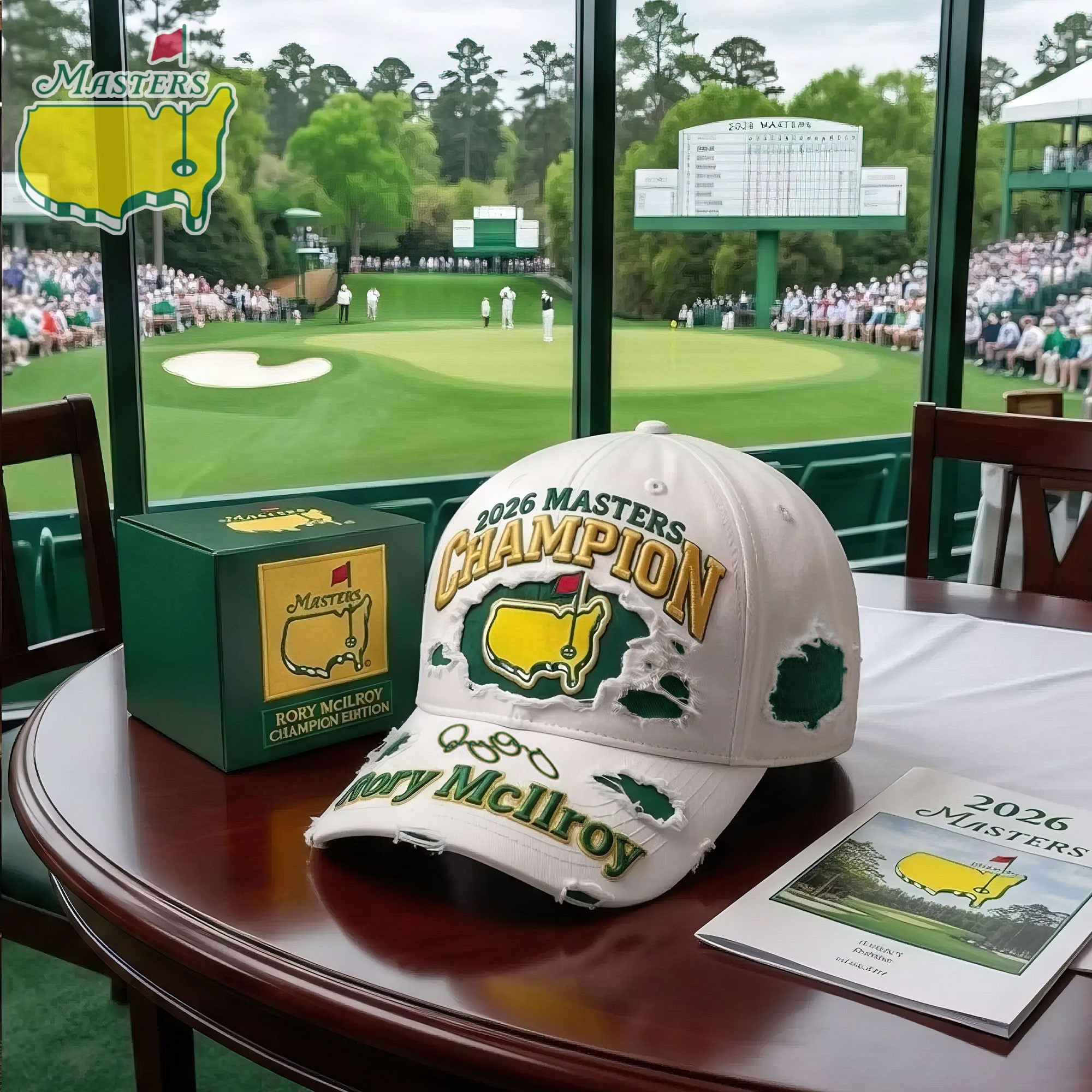 2026 Masters Tournament Dad Hat Rory Mcilroy Champion Ball Cap Gift For Golf Lovers