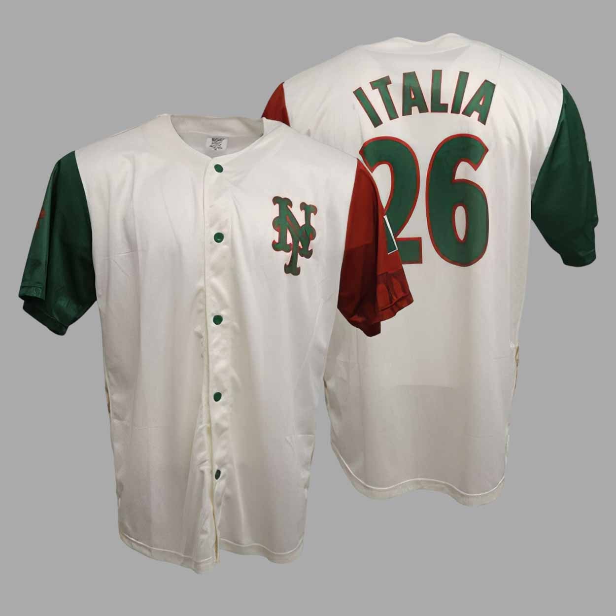 2026 Mets Italian Heritage Night Baseball Jersey Giveaway NY Mets Merch Gifts For Fans
