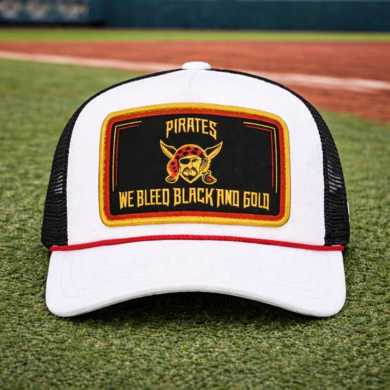 2026 Pirates City Connect Snapback Trucker We Bleed Hat Gift For Pirates Fans
