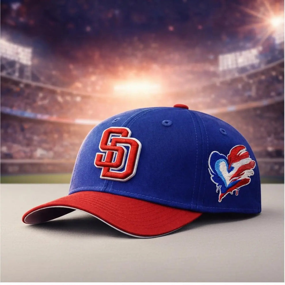 2026 SD Padres Puerto Rican Heritage Hat Luchadores Voladores De Hill City Cap Gift For Him
