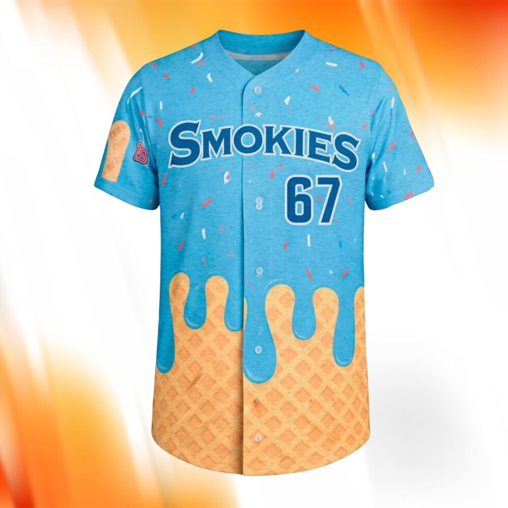 2026 Smokies Ice Cream Giveaway Jersey Shirt Gift For Lover Ice