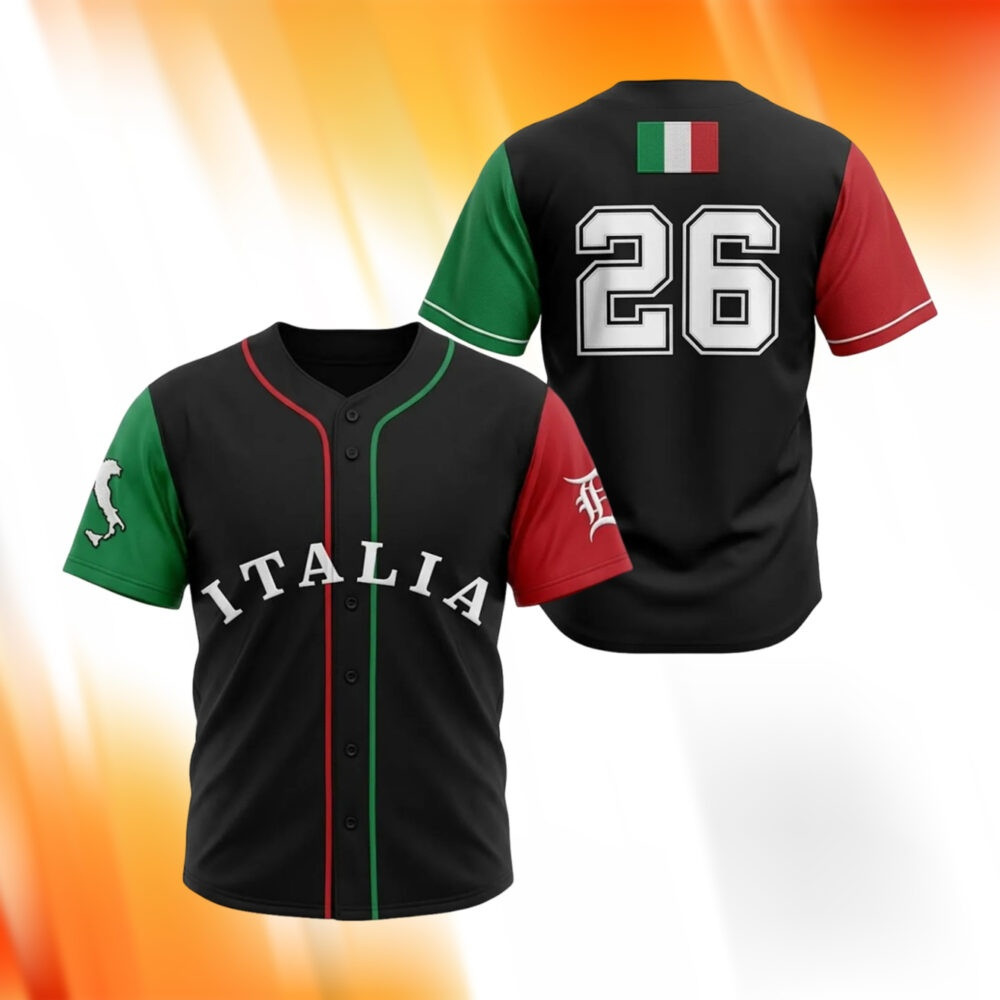 2026 Tigers Italian Heritage Jersey Shirt Fan Merch Apaprel For Sale