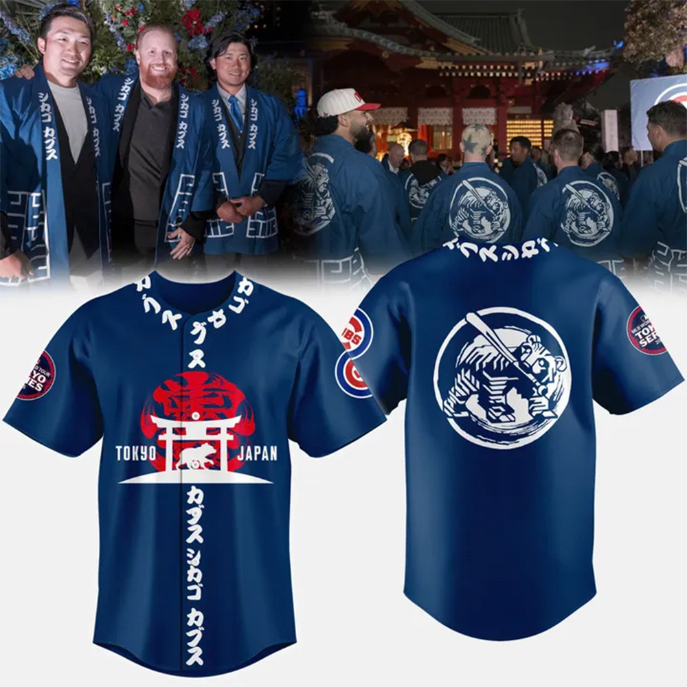 2026 Tokyo Series Chicago Cubs Jersey Best Gifts For Baseball Fans