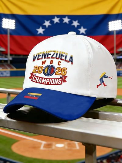 2026 WBC Champions Venezuela Baseball Dad Hat Game Day Ball Cap Gift For Baseball Lovers