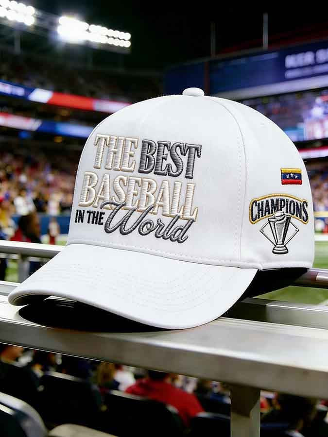 2026 WBC Champions Venezuela Baseball Hat Embroidered Venezuela Pride Gift