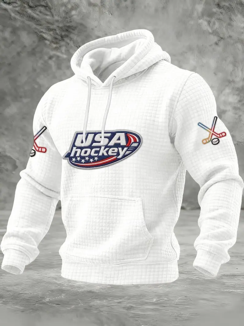2026 Winter Olympics Merch USA Hockey Hoodie Team USA Milano Cortina Outfit