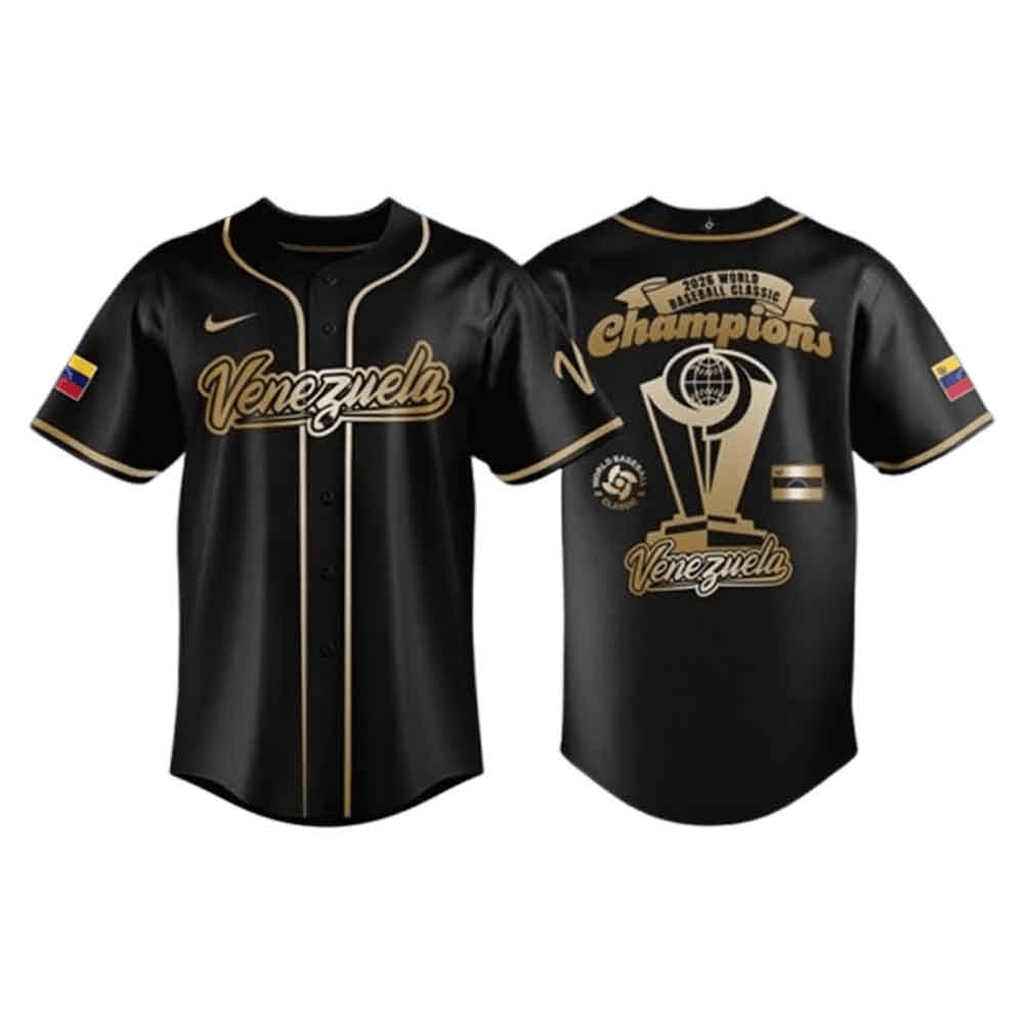 2026 World Baseball Classic Champions Venezuela Jersey Venezuela Baseball Champions Jersey