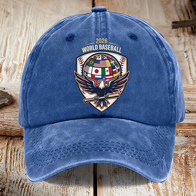 2026 World Baseball Classic Hat World Baseball Cap Present Ideas For Fans