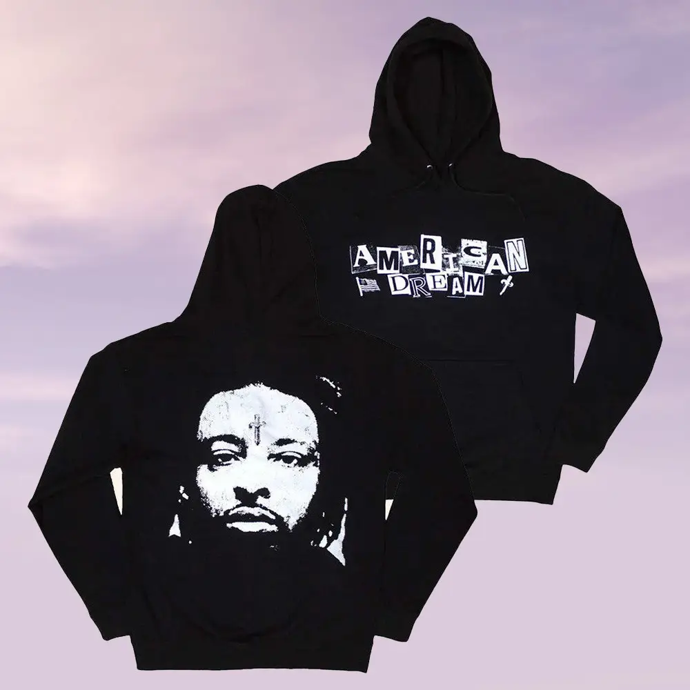 21 Savage Merch American Dream Hoodie 21 Savage Clothing Present For Husband