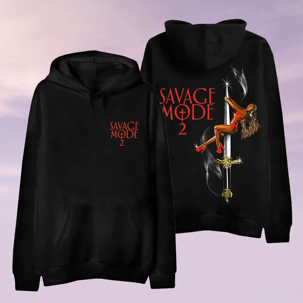 21 Savage Merch Savage Mode 2 Hoodie Cool Apparel Gifts For Rapper Fans