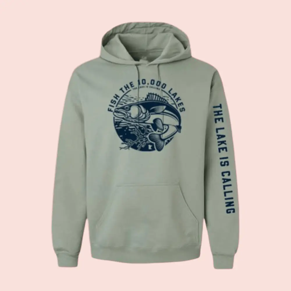 218 Gift Merch Store The Lake Is Calling Hoodie Father's Day Gifts For Fishing Lover
