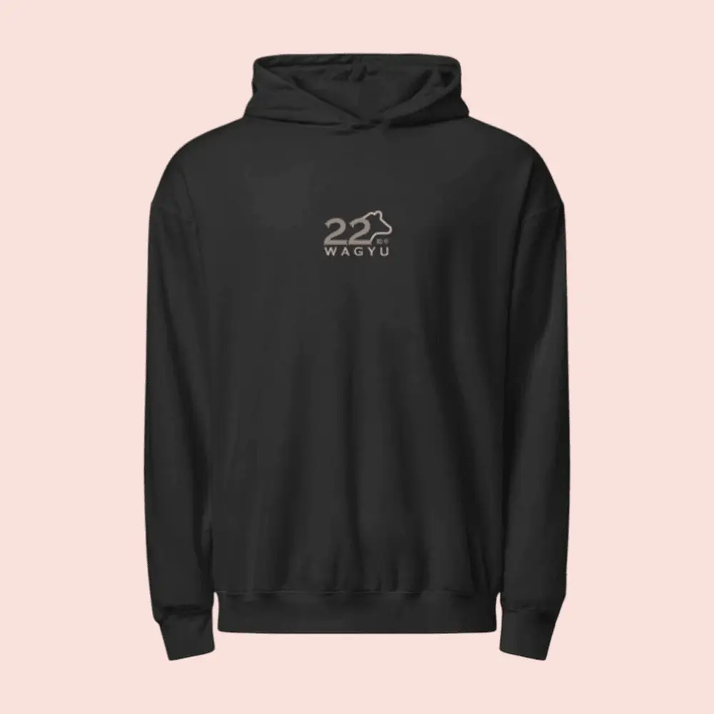 22 Wagyu Store Merch New 22 Wagyu Brand Back Hoodie Unique Clothing Gifts