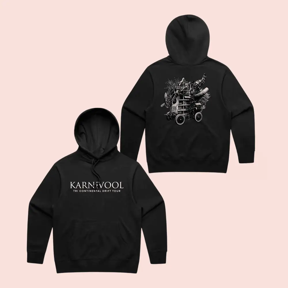 24Hundred Merch Store Karnivool Tri Continental Drift Tour Hoodie Best Gifts For Music Lovers