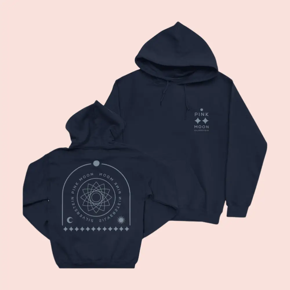 24Hundred Merch Store Silverstein Pink Moon Hoodie Rock Fan Hoodie Gifts For Dudes 24Hundred Merch Store Silverstein Pink Moon Hoodie Rock Fan Hoodie Gifts For Dudes - Image 1