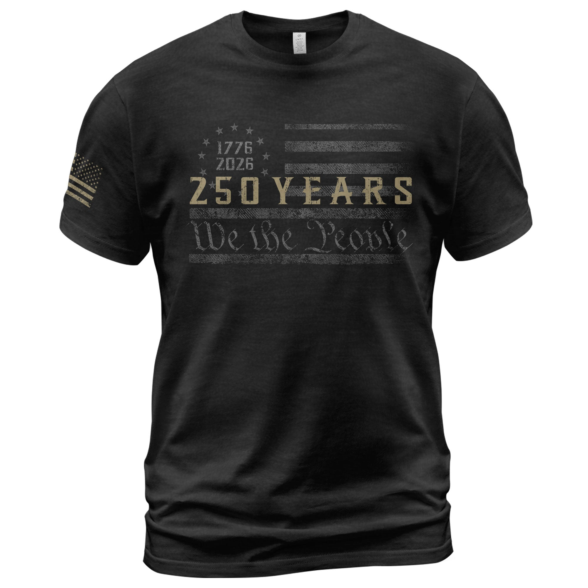 250 Years American Freedom T-Shirt 1776 2026 Minimal USA Flag Patriotic Tee Gift