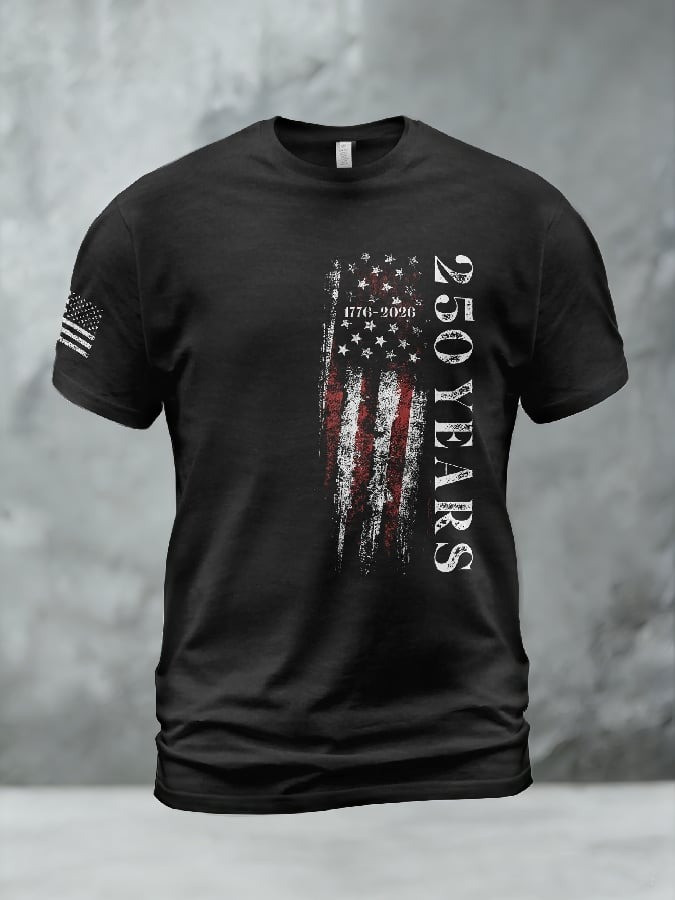 250 Years Anniversary T-Shirt Independence Day Apparel Patriotic Gifts For Him