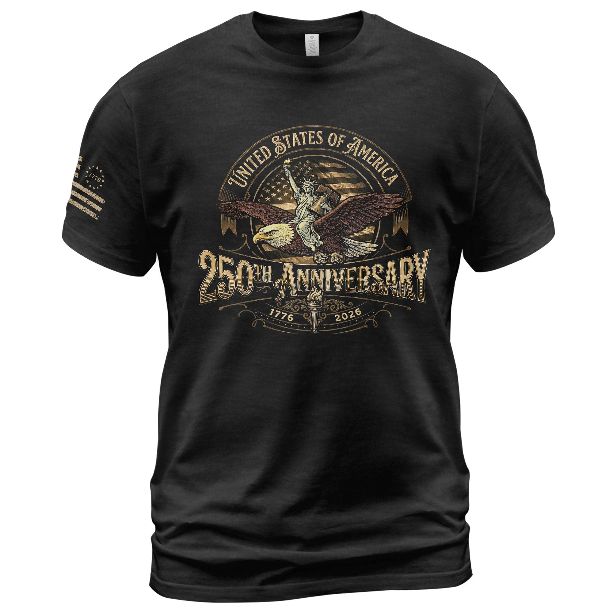 250 Years Eagle Semiquincentennial Vintage Shirt 1776 2026 USA Patriotic Best Gift